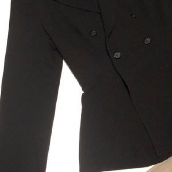 Double breasted black blazer by Tobias size 14 - Picture 4 of 6